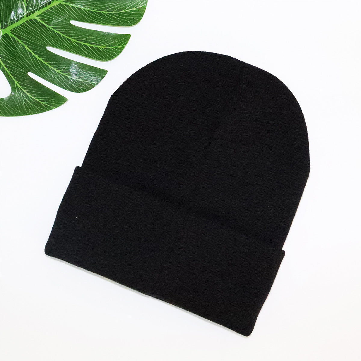 Wholesale Halloween Grim Reaper Embroidered Knitted Hat