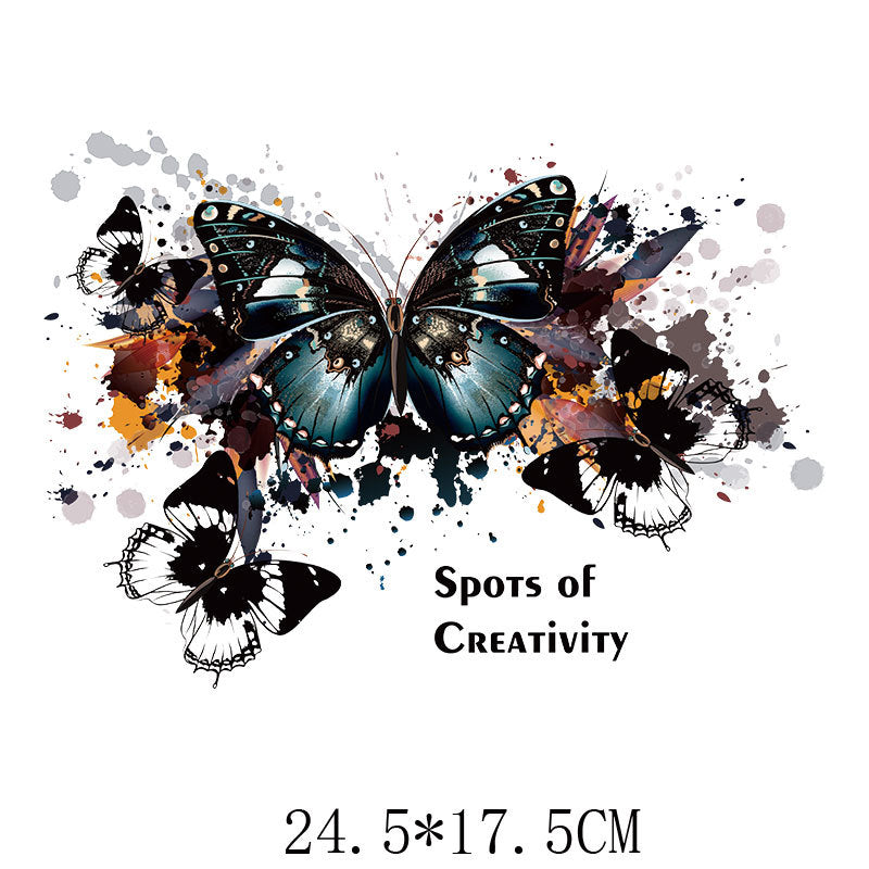 Wholesale Colored butterfly heat transfer UV DTF Ready to Press Transfers Wraps