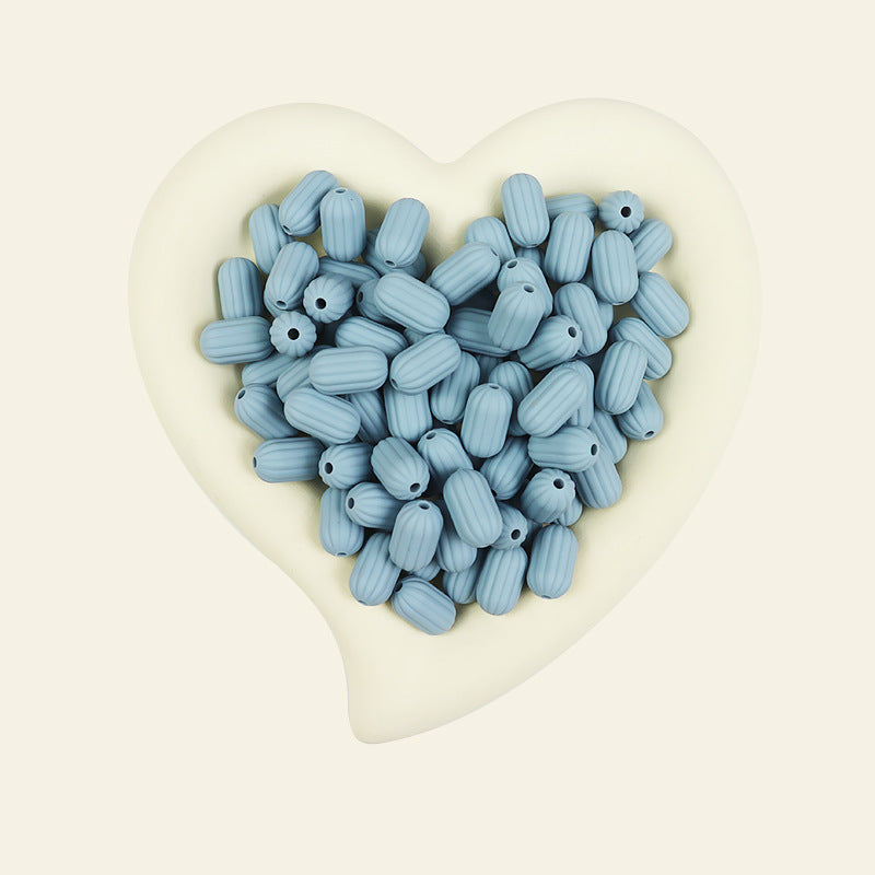 Wholesale 100pcs/pack Silicone Single Color Loose Bead DIY Bead Pen