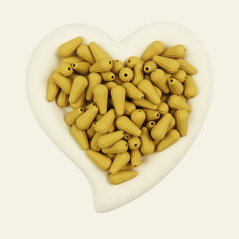 Wholesale 10PCS 22mm Monochrome DIY Accessories Silicone Beads