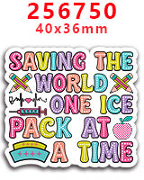 Wholesale Random 30pcs Colored Nurse's Day Series  Acrylic Flatback