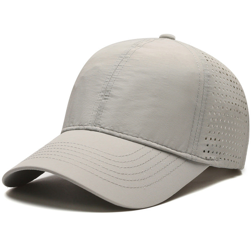 Wholesale Men's Summer Thin Breathable Mesh Big Head Circumference Sports Baseball Sunscreen Visor Cap