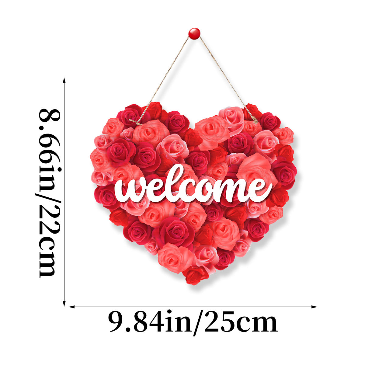Wholesale of Paper Valentine's Day Party Decorations, Love Signs, Happy Valentine's Day House Signs