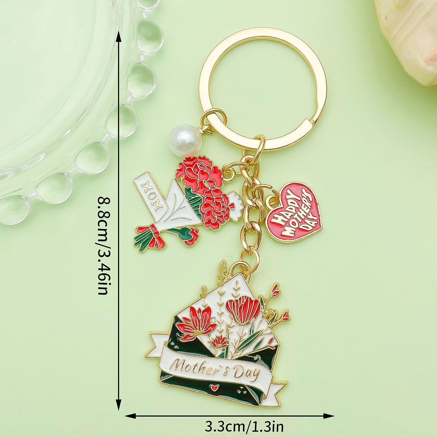 Wholesale Colorful butterfly metal keychain