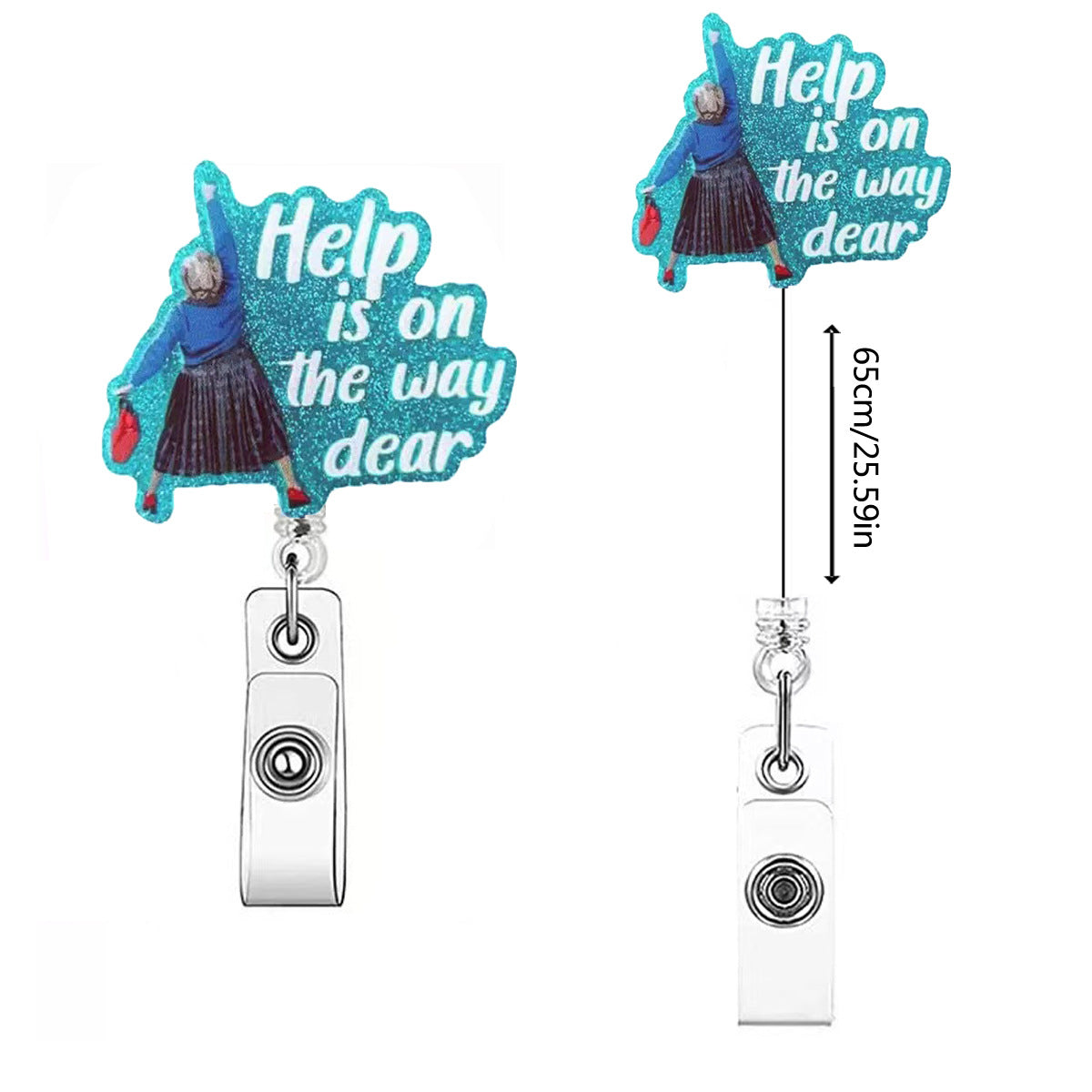 Wholesale  Doctor and nurse badge with retractable buckle  Badge Reels