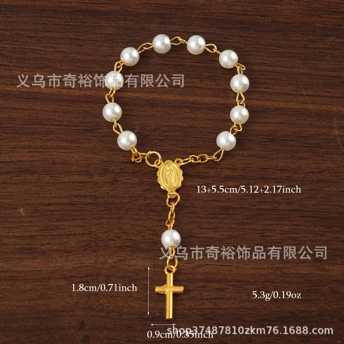 Wholesale 10pcs Glass Pearl Baby Bracelet