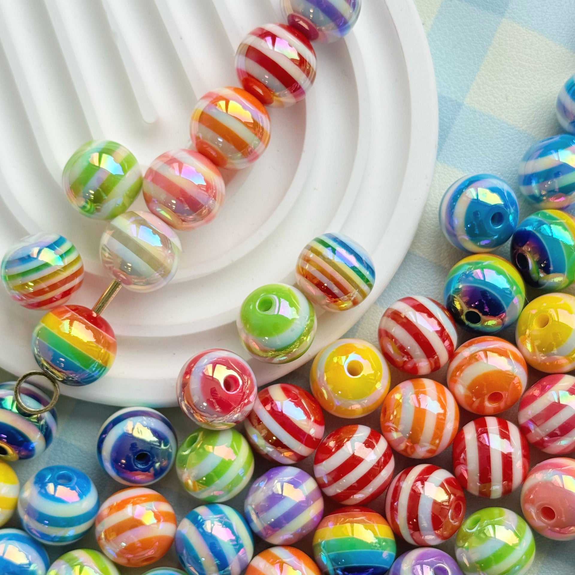 Wholesale 10pcs 15mm candy beads acrylic handmade DIY beads
