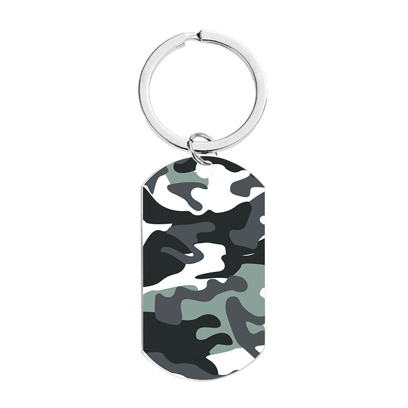 Wholesale Camouflage Series Metal Keychain