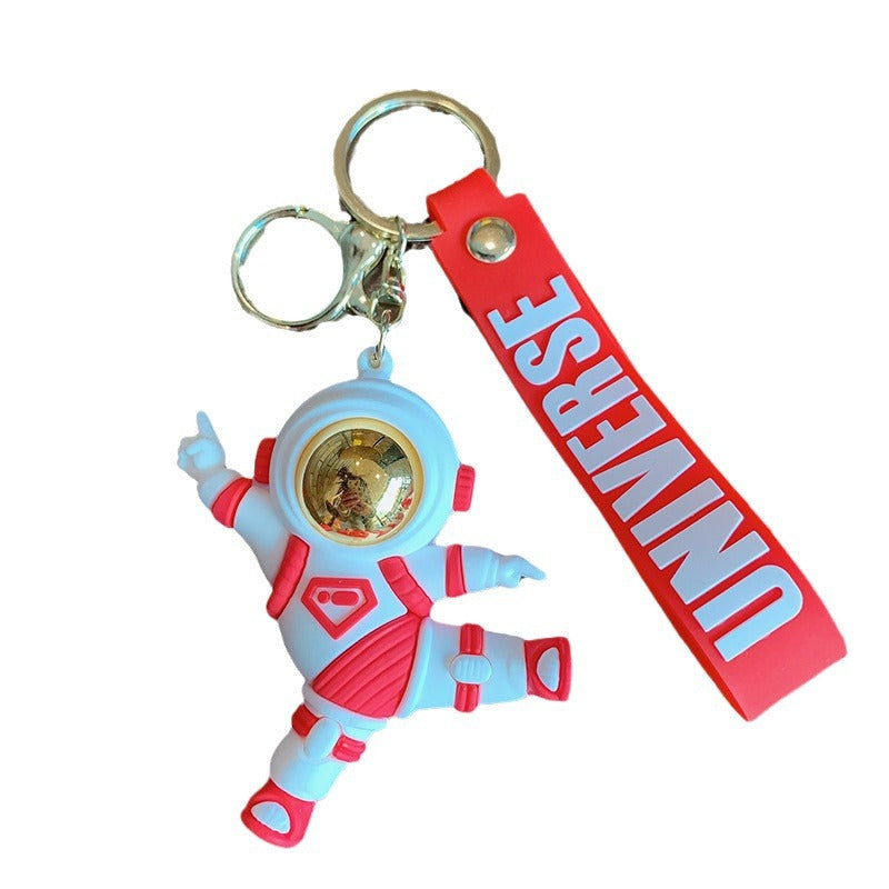 Wholesale Happy Astronaut Astronaut Silicone Keychain