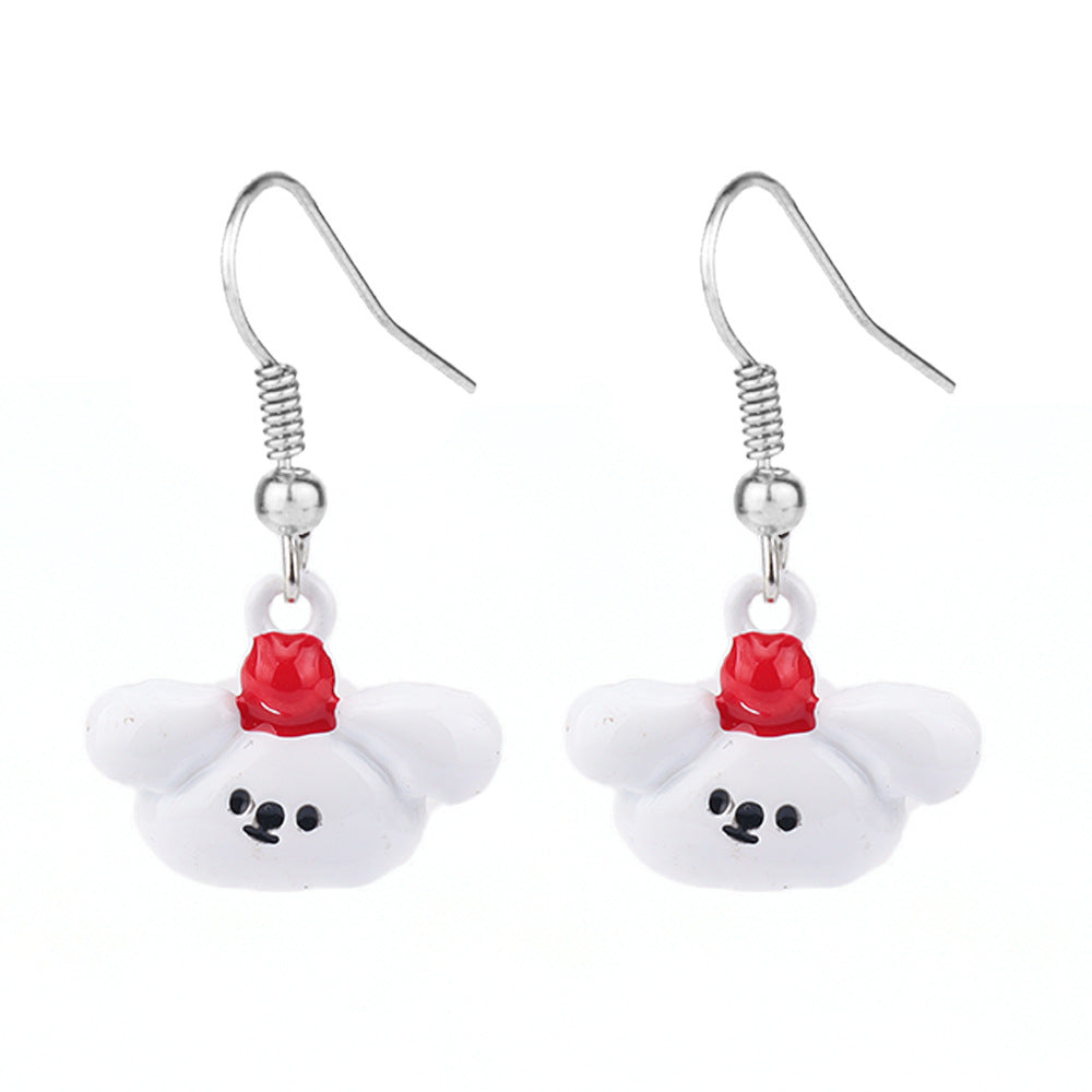 Wholesale Christmas Tree  Snowman Earrings