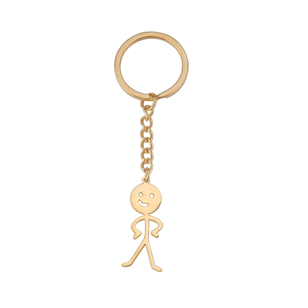 Keyquanes de persona pequeña de acero inoxidable al por mayor