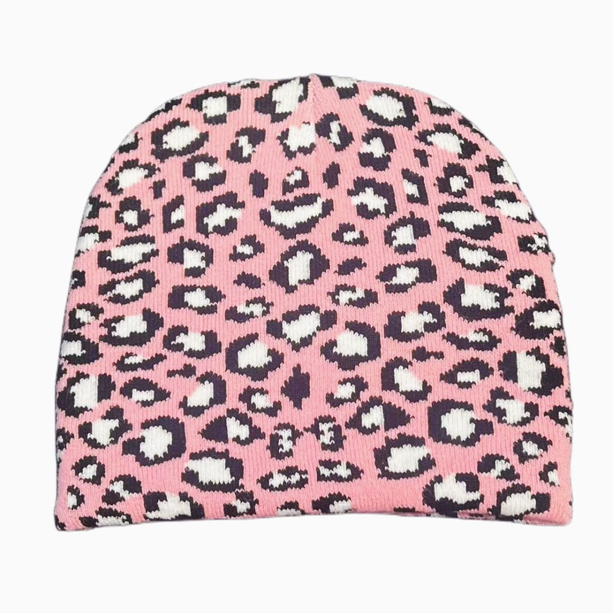 Wholesale Acrylic Leopard Print Warm and Cold Resistant Wool Hats