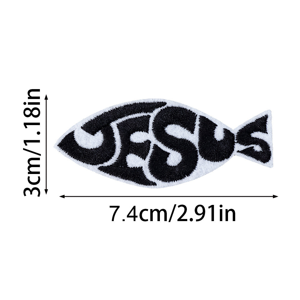 Wholesale Embroidered Patch Set Prayer Theme DIY Decoration