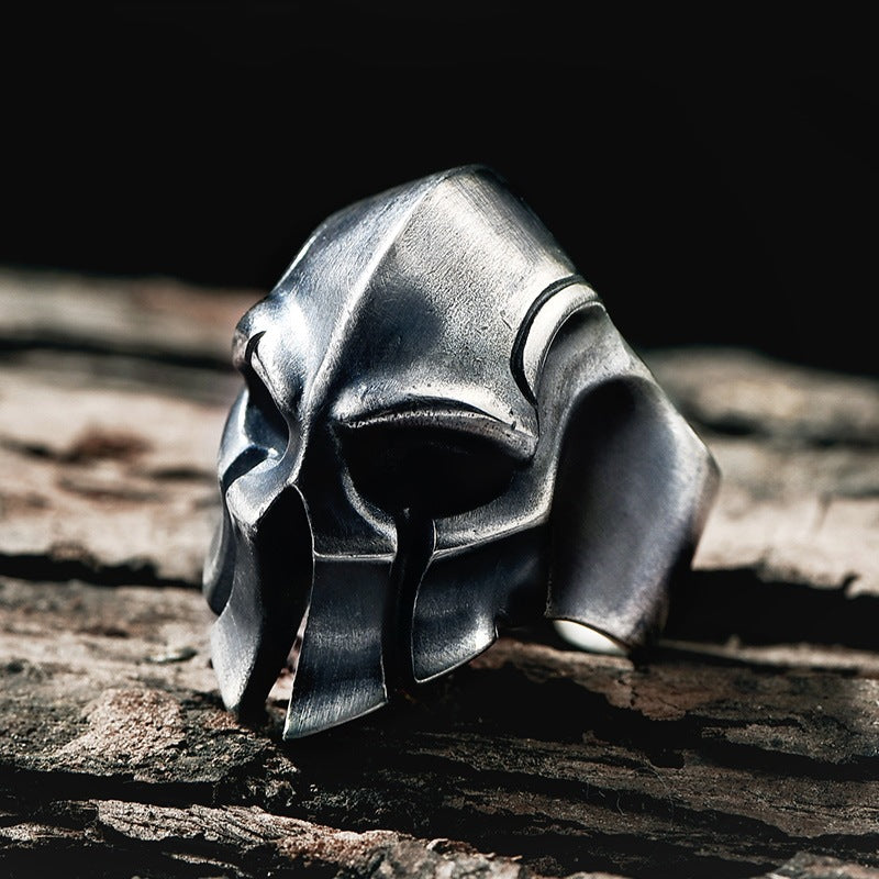 Wholesale 925 ring men's single ring retro trendy brand personality skull ring open ring handmade jewelry