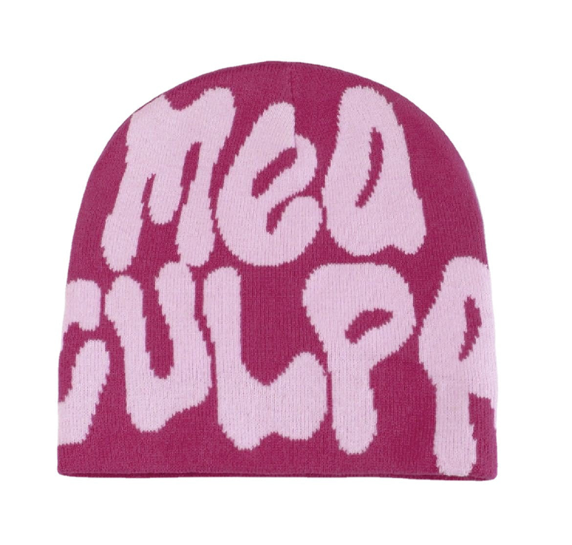 Wholesale Autumn and Winter Alphabet Jacquard Acrylic Beanie