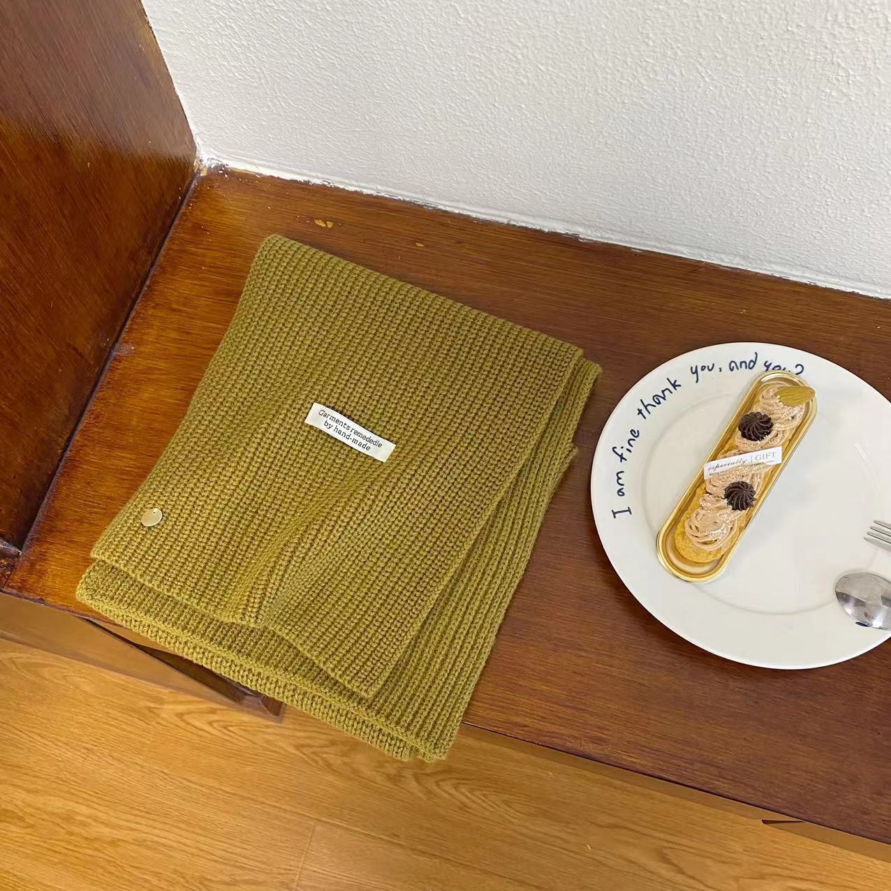 Wholesale Multicolor Knitted Wool Scarf