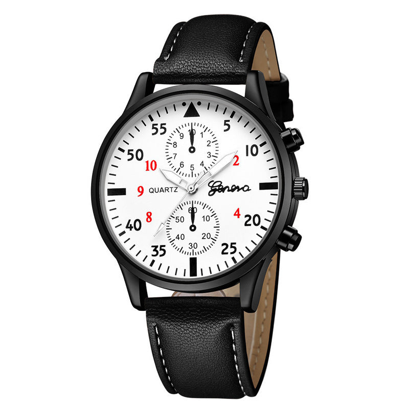 Wholesale PU Strap Men's Versatile Fashion Watch