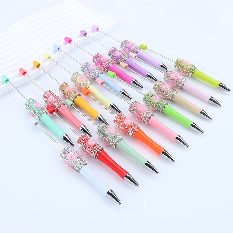 Wholesale Sugar set with diamonds  small turtle  crushed diamonds  beadable pens