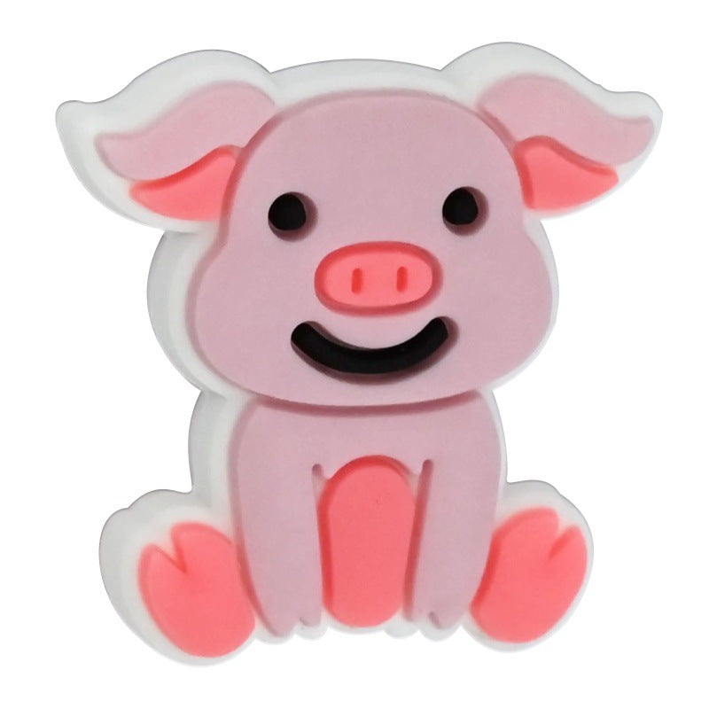 Wholesale Random 100pcs  Cartoon Animal World  Focal Beads