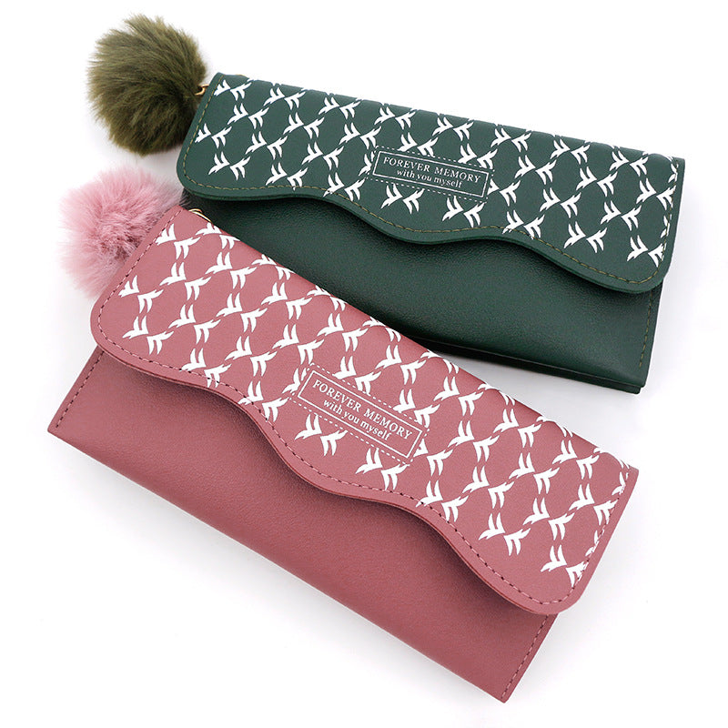 Patrón geométrico de PU al por mayor billetera larga