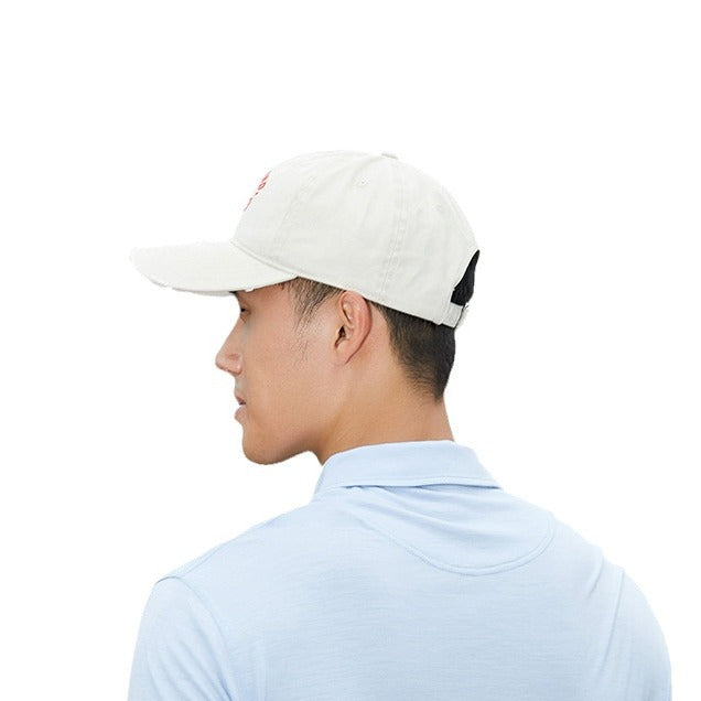 Wholesale Vintage Washed Embroidered Large Toe Circumference Cotton Soft-capped Baseball Cap