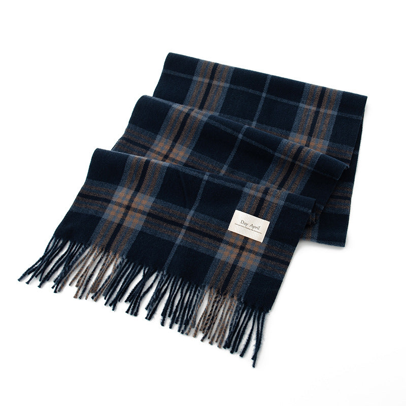 Wholesale Cashmere Feel Autumn/winter Christmas Plaid Scarf
