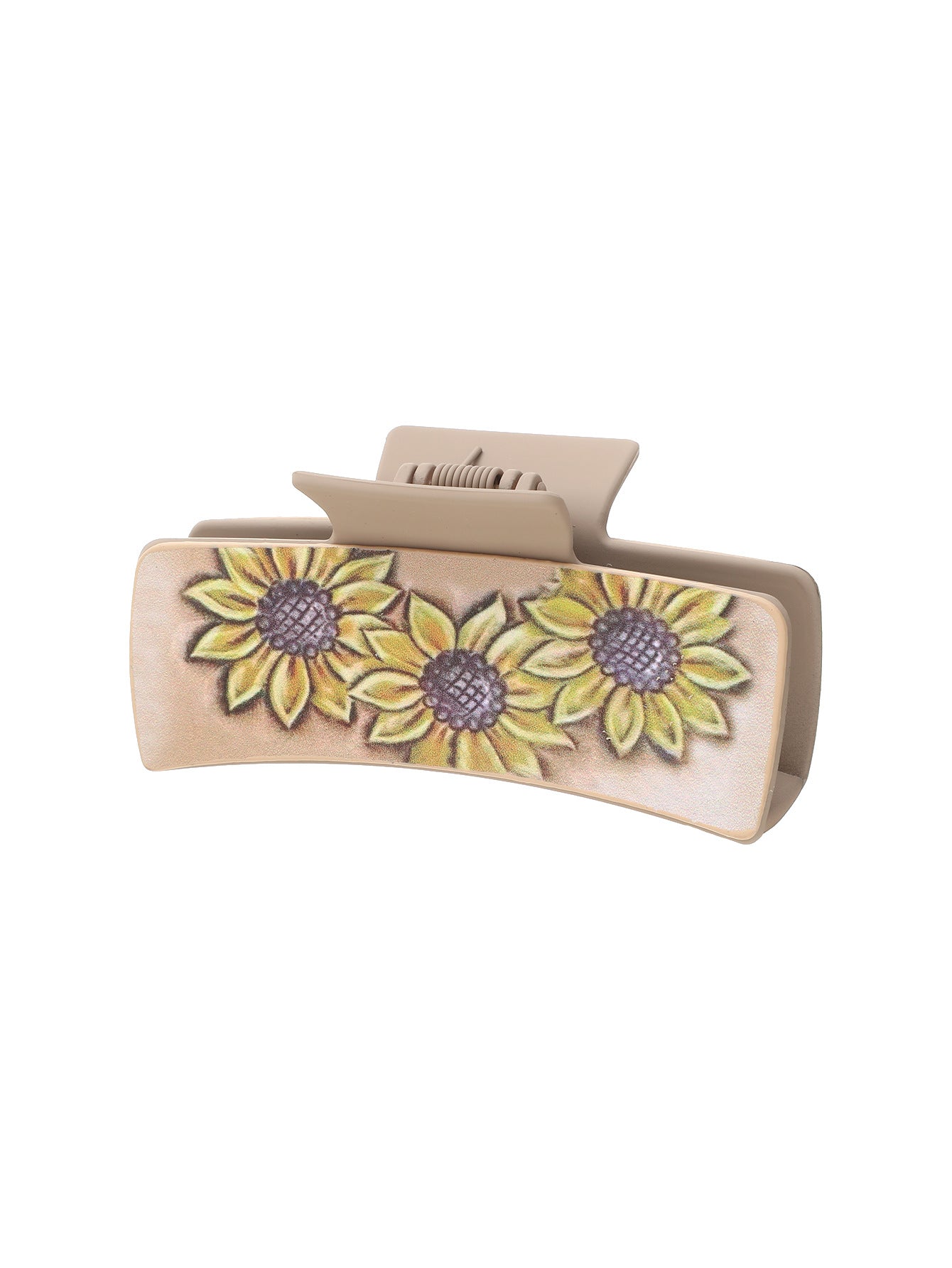 Wholesale Western Style Cactus Feather Sunflower Leather Shark Clip Hairpin