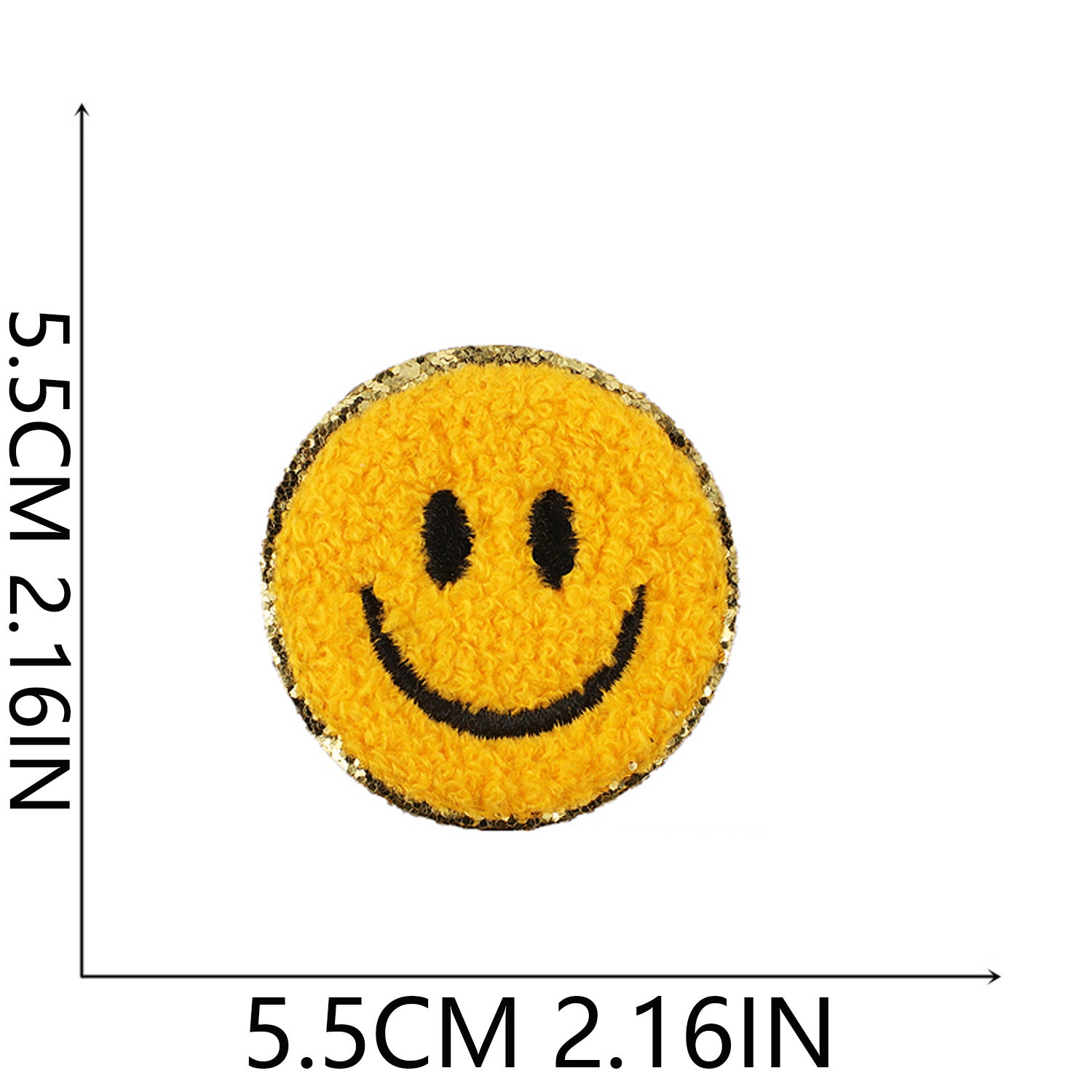 Wholesale 60Pcs Polyester Embroidered Patches Basketball Face Iron On Applique For et Backpack DIY Clothing Gift