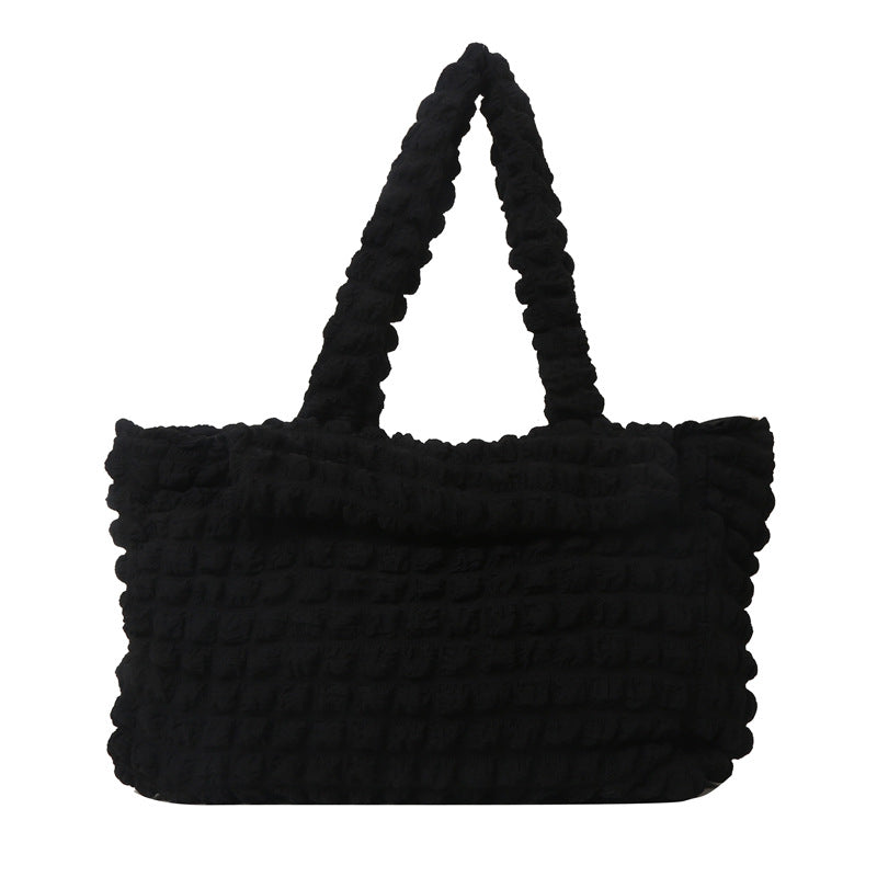 Wholesale Pleated Bubble Bag Hand Shoulder Bag