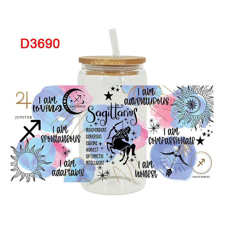 Wholesale Colorful Phrases Mother's Day Series 16oz Cup UV DTF Wraps