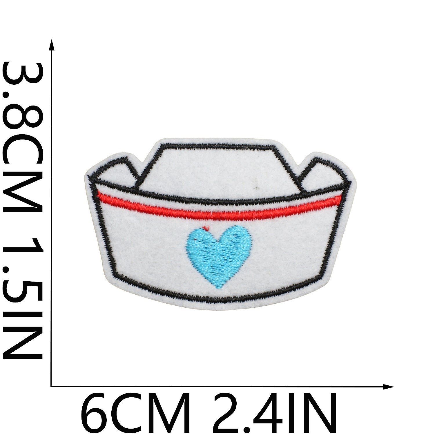 Wholesale Cartoon human organ embroidery patch medical equipment patch