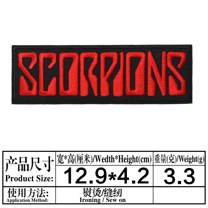 Wholesale Twill Embroidered Alphabet Patches Black White Rectangle Applique 33 Styles For Sweater DIY Craft Supply