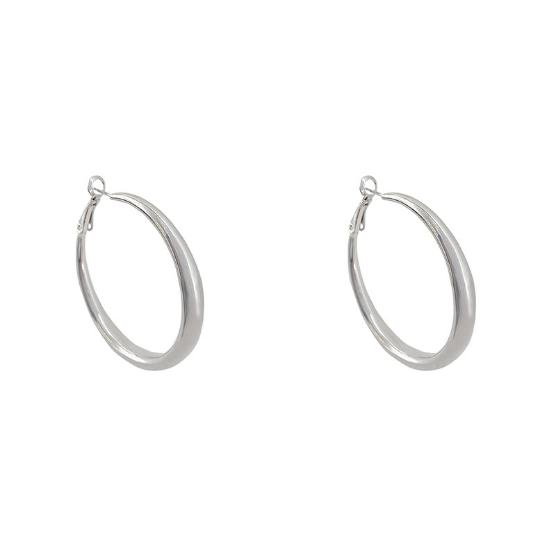 Wholesale Large Circle Alloy Earrings
