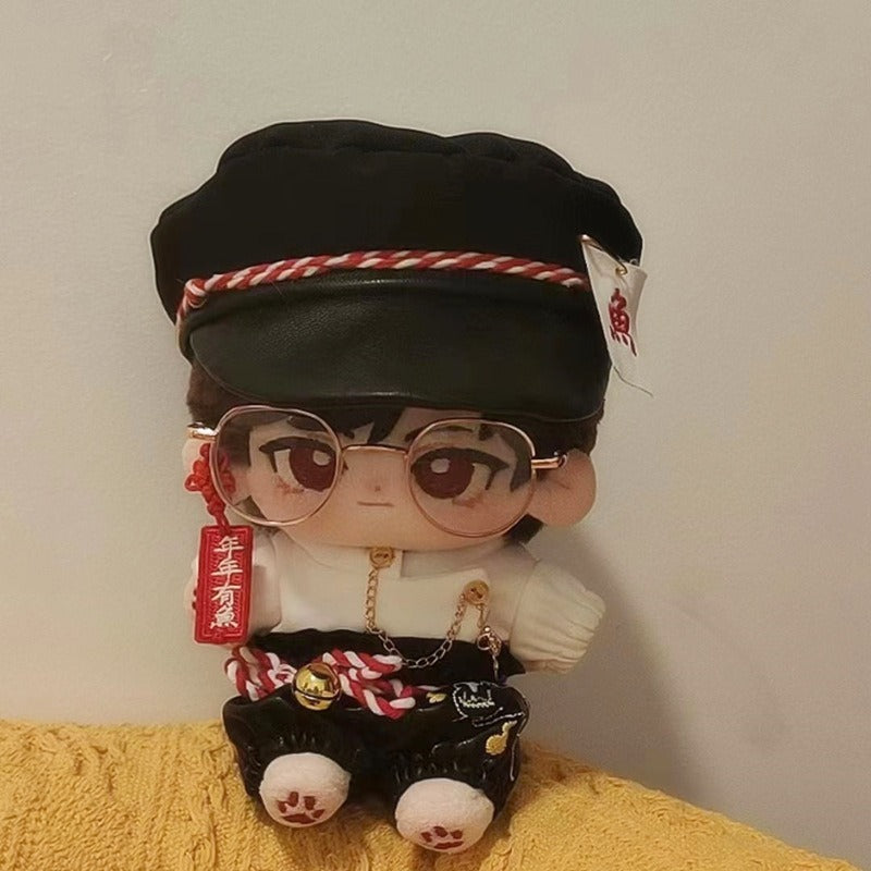 Wholesale  20cm doll pet round frame sunglasses