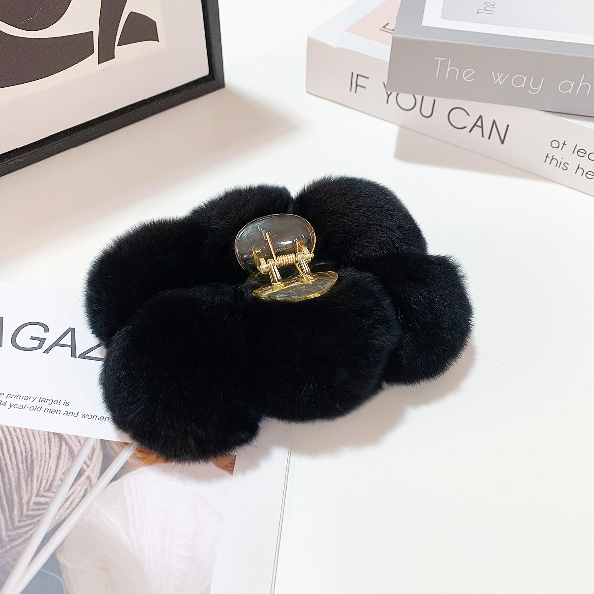 Wholesale Autumn and Winter Plush Hair Clips