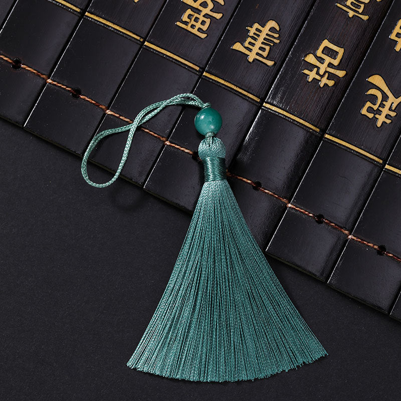 Wholesale 7cm Beaded Ice Silk Tassel Pendant