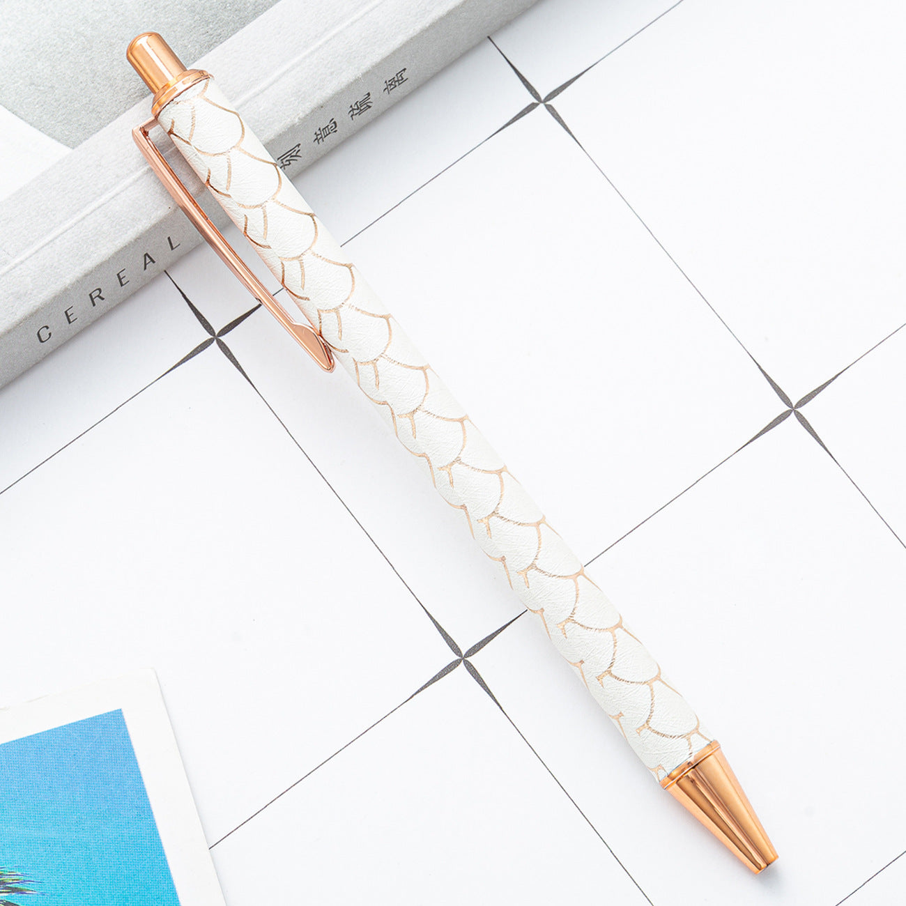 Wholesale Spot Gold Powder Press Ballpoint Pen