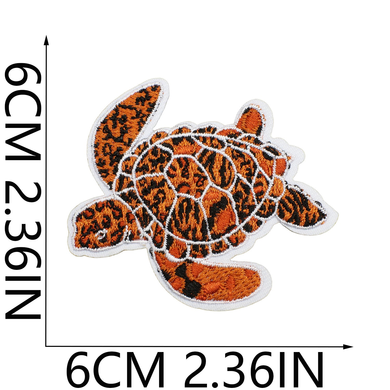 Wholesale Fashion Animal Print Embroidered Patches Polyester Clothing Decorative Accent Trendy Resale Accessory