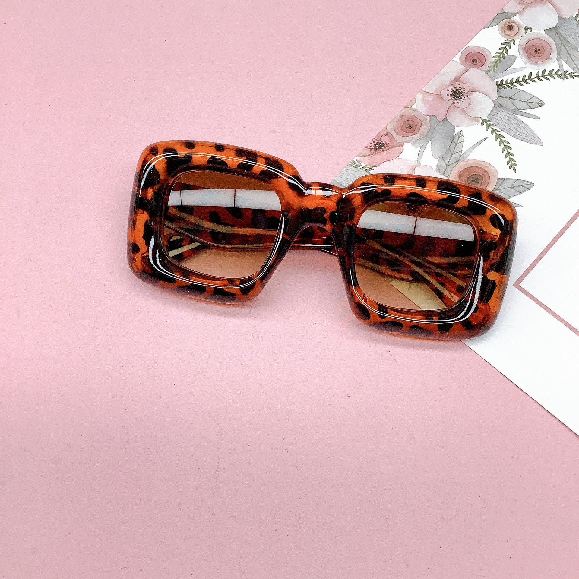 Wholesale Candy Color Children's Inflated Square Funny Sunglasses