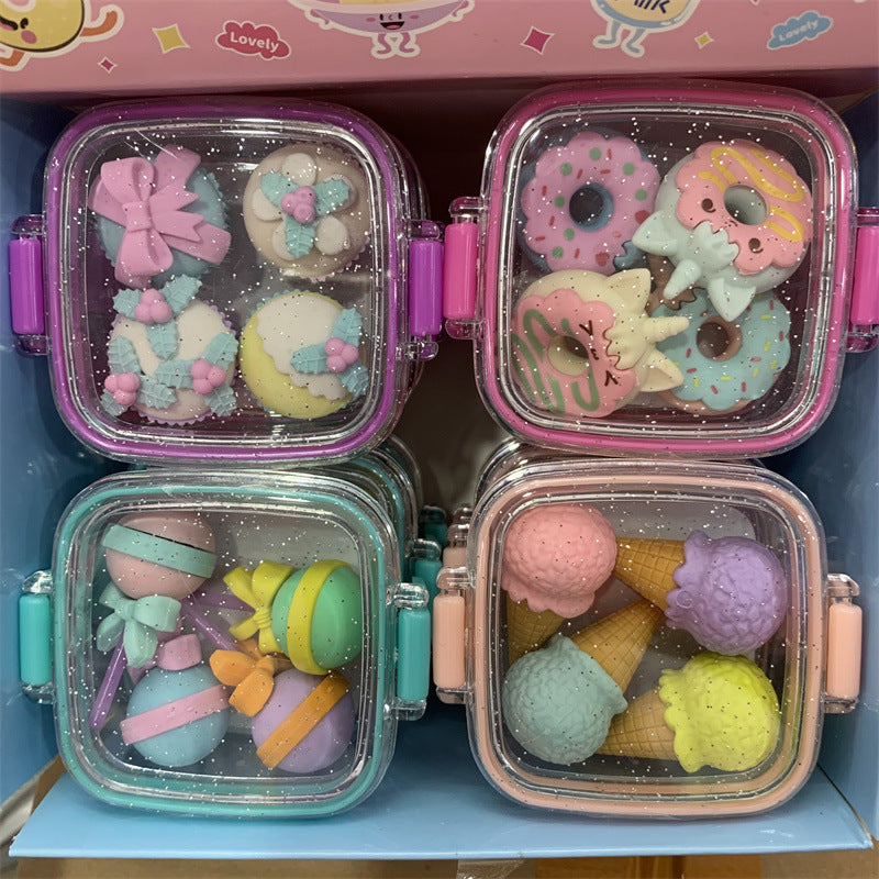 Lunch Box de lonchera al por mayor Erase de plato 24 piezas en una caja