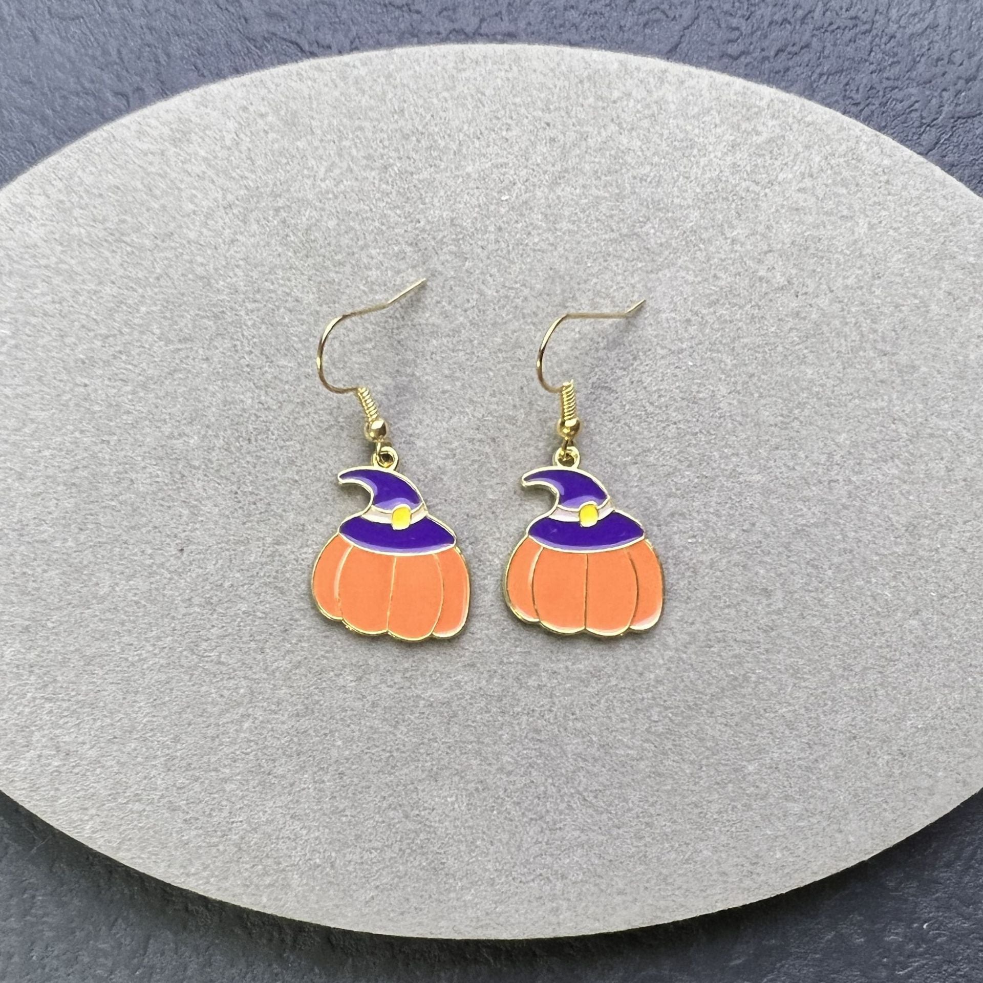 Wholesale Halloween Simple Fashion Ghost Pumpkin Spider Witch Spoof Earrings