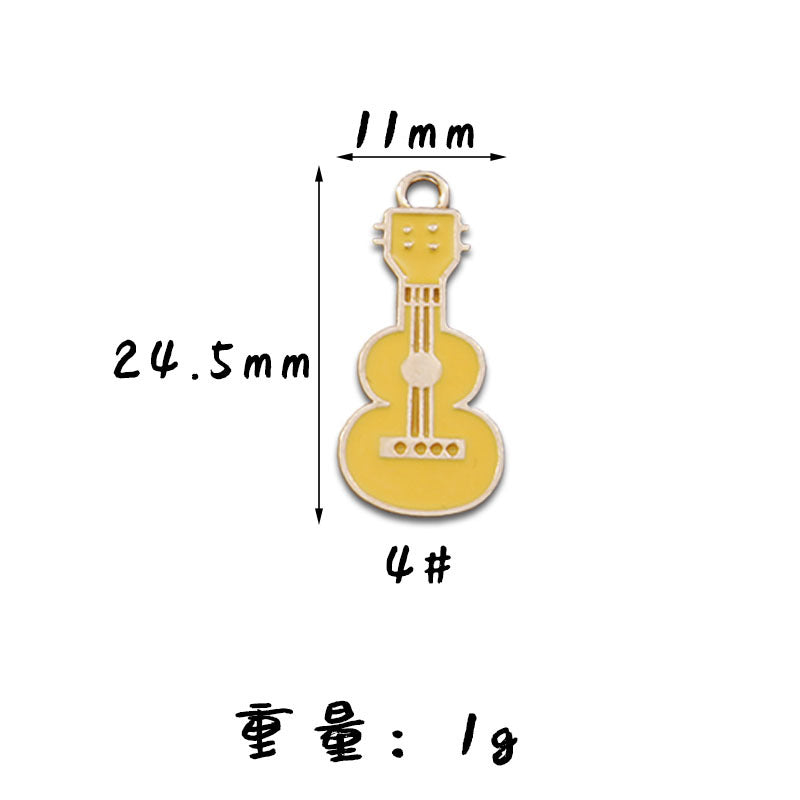 Wholesale 10pcs Nostalgic Envelope Violin Diy Alloy Oil Drop Pendant