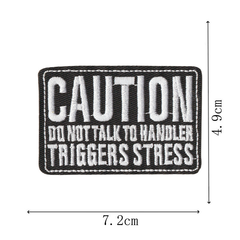 Wholesale Warrior Series English Letter Embroidered Patch