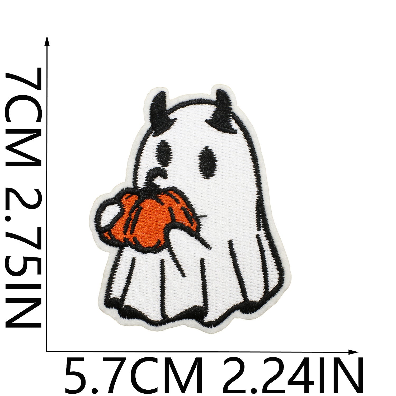 Wholesale  Ghost Witch Embroidered Patches For Clothing Bicycle Bag Decorative Gift