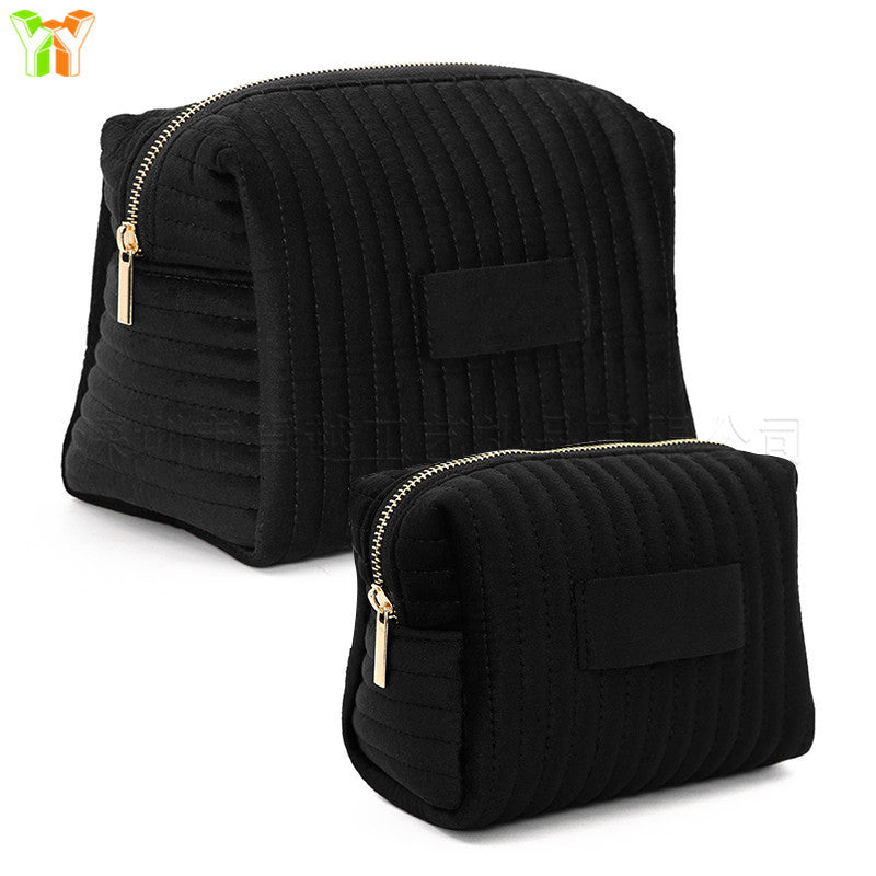 Wholesale Large Capacity Velvet Makeup Multifunctional Storage Bag