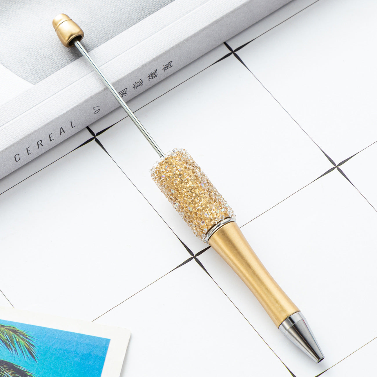 Wholesale DIY sugar beaded pen rhinestone ballpoint beadable pen