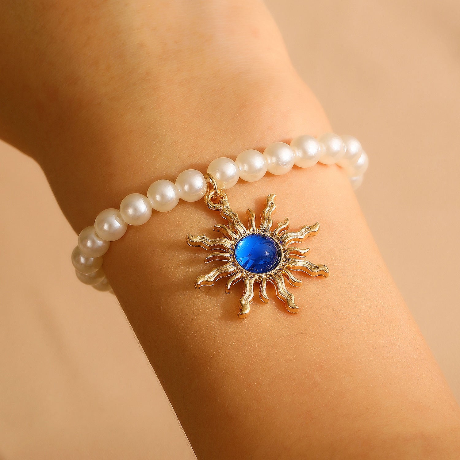 Wholesale Bohemian Green Blue Red Sunrise Earrings