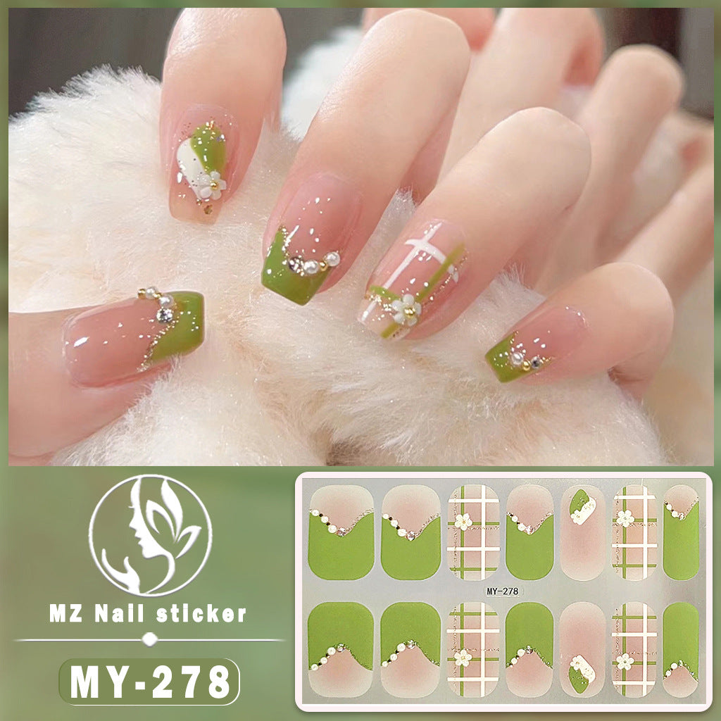 Wholesale MY Butterfly Baking Free Gel 5D Waterproof Diamond Like Nail Polish Stickers