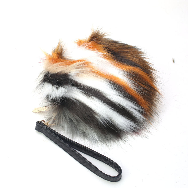 Wholesale Winter Plush Ladies Wallet