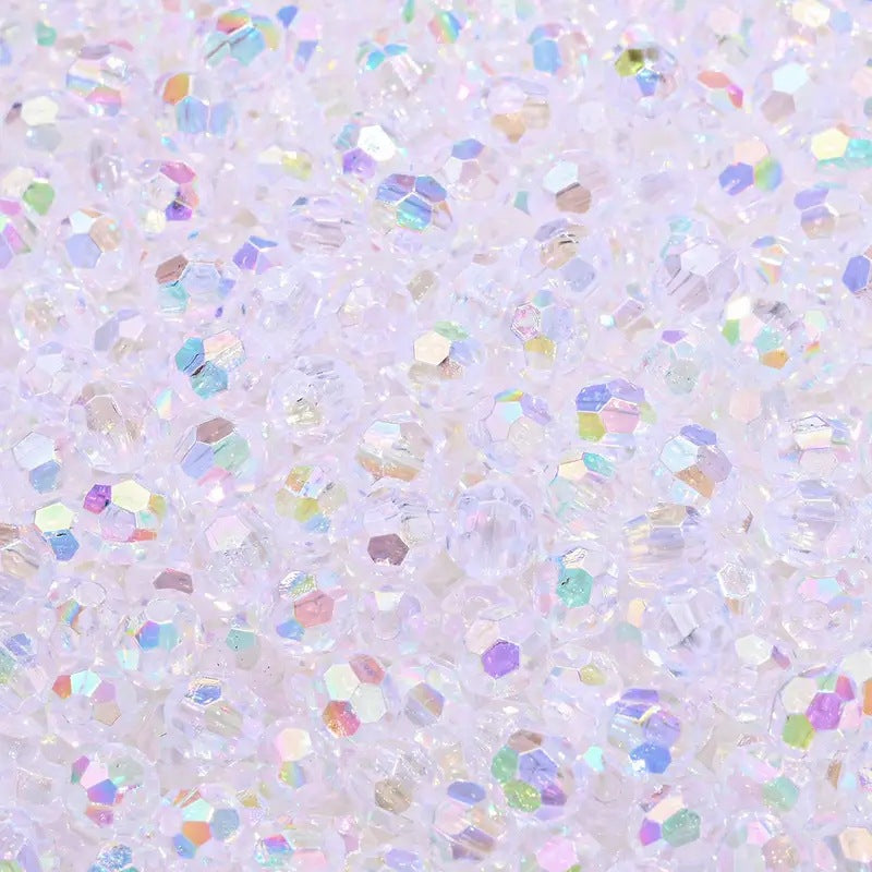 Wholesale 20Packs Shiny Oval Plastic Beads